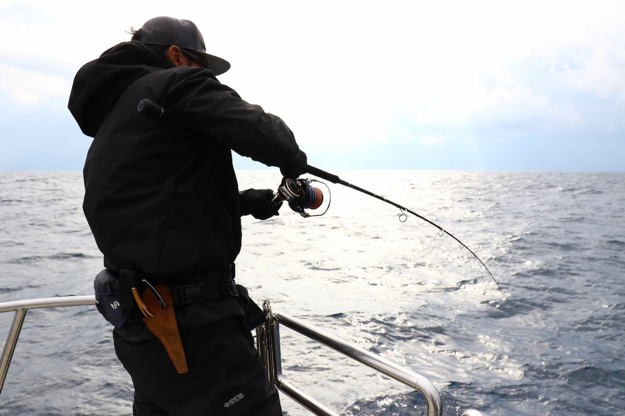 Yellowtail-class fish are hitting in succession with the arrival