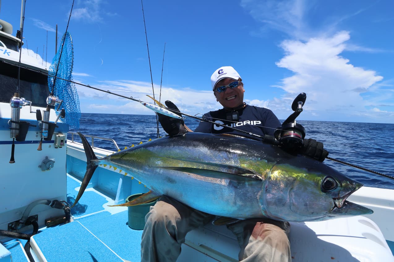 Makoto Ono x JIGRIP start-up! Jig for bluefish ‘Amberjack’. Kumejima test fishing trip